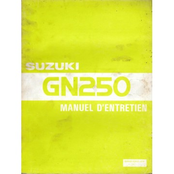 Manuel atelier  SUZUKI GN 250 / GN 250 D de 1982 / 1983