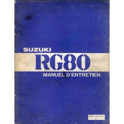Manuel atelier SUZUKI RG 80 