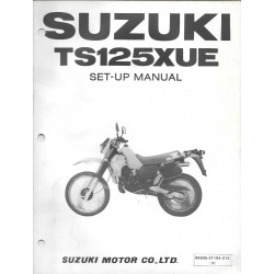 SUZUKI  TS 125 XUE  (manuel assemblage 03 / 1984)