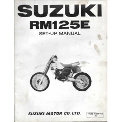 SUZUKI  RM 125 E 1984  (manuel assemblage 10 / 1983)
