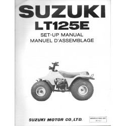 SUZUKI  LT125 E 1984  (manuel assemblage 07 / 1983)