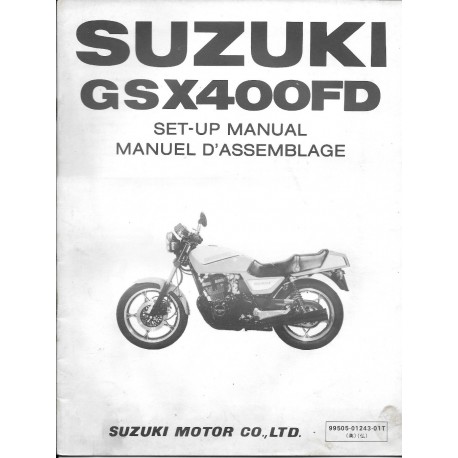 SUZUKI GSX 400 FZ  1983 (manuel assemblage 10 / 1982)