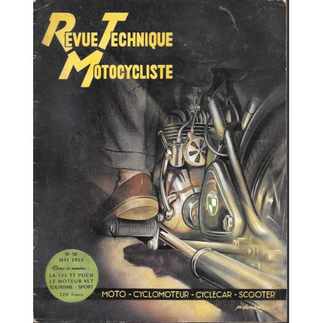 Revue Technique Motocycliste n° 50 de mai 1952