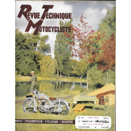 Revue Technique Motocycliste n° 52 de juin 1952 