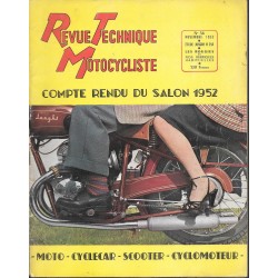 Revue Technique Motocycliste n° 56 novembre 1952