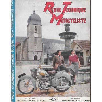 Revue Technique Motocycliste n° 66 de juillet 1953
