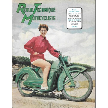 Revue Technique Motocycliste n° 78 de avril 1954