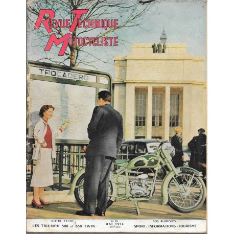 Revue Technique Motocycliste n° 79 de mai 1954