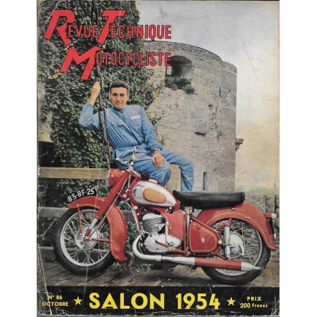 Revue Technique Motocycliste n° 86 Spécial SALON 1954