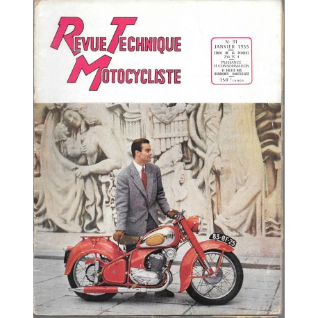 Revue Technique Motocycliste n° 91 de janvier 1955