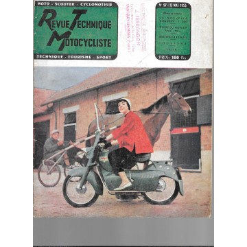 Revue Technique Motocycliste n° 97 de mai 1955
