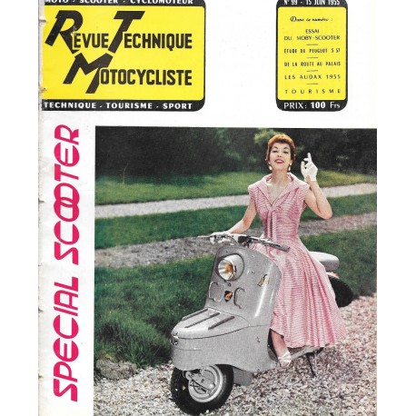 Revue Technique Motocycliste n° 99 de juin 1955