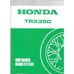 HONDA TRX 350 (Manuel atelier de base mars 198