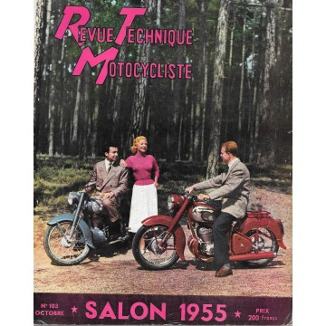 Revue Technique Motocycliste n° 103 Spécial Salon de octobre 1955