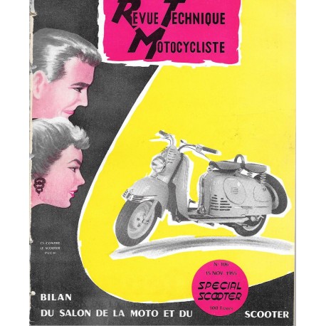 Revue Technique Motocycliste n° 106 Spécial Scooter de décembre 1955