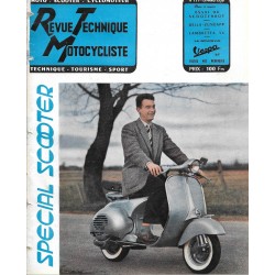 Revue Technique Motocycliste n° 111 spécial scooter de mars 1956