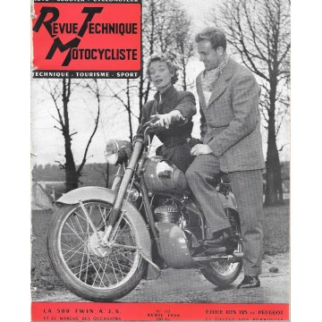 Revue Technique Motocycliste n° 112 de avril 1956