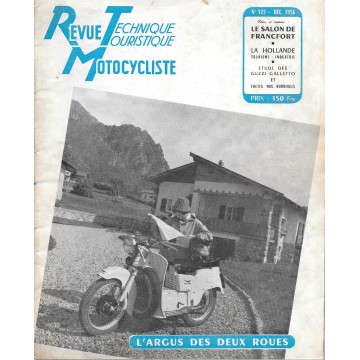 Revue Technique Motocycliste n° 123 de décembre 1956