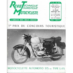 Revue Technique Motocycliste n° 125 de février 1957