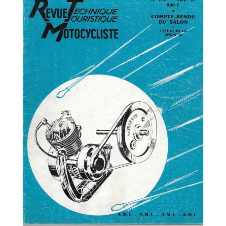 Revue Technique Motocycliste n° 133 de novembre 1957