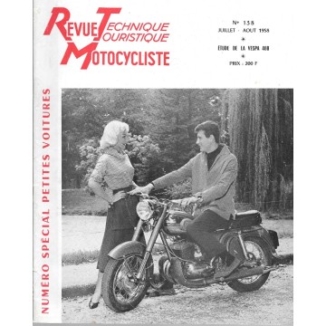 Revue Technique Motocycliste n° 138  de juil-août 1958
