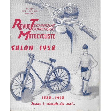 Revue Technique Motocycliste n° 139 de septembre-octobre 1958