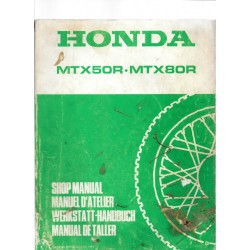 HONBDA MTX 50 R - MTX 80 R (Manuel de base septembre 1993)