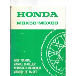 HONDA MBX 50 -MBX 80 (Manuel de base septembre 1982)