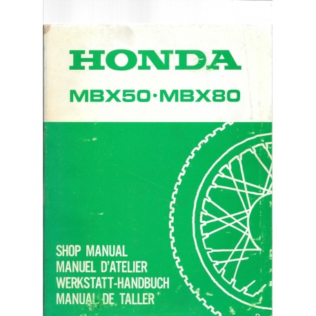 HONDA MBX 50 -MBX 80 (Manuel de base septembre 1982)