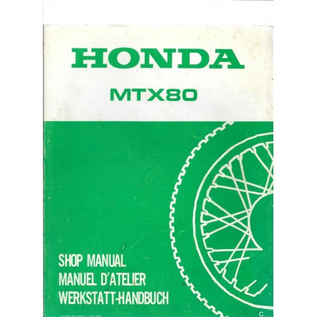 HONDA MTX 80 (Gros additif juin 1982)