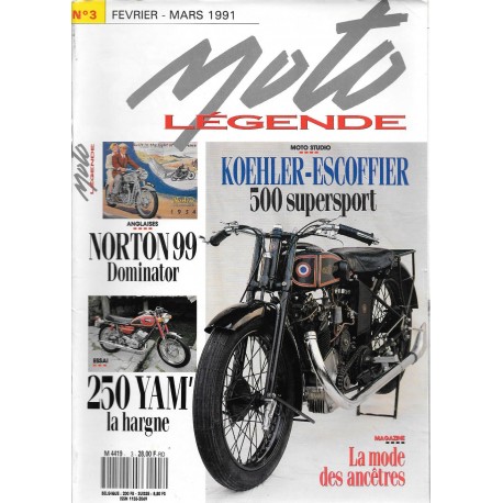 MOTO LEGENDE N° 3 février-mars 1991