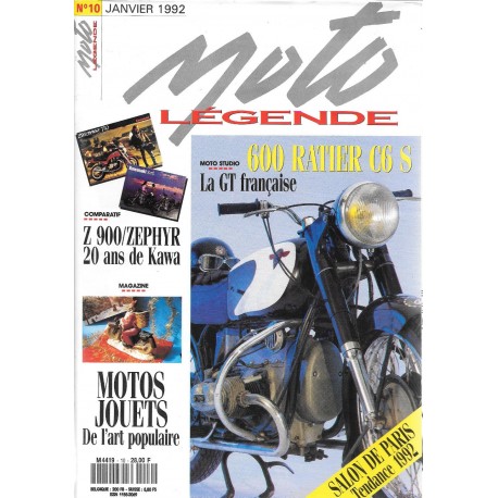 MOTO LEGENDE N° 10  janvier 1992