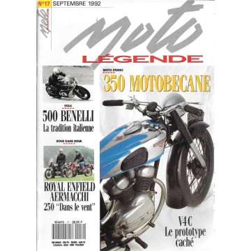 MOTO LEGENDE N° 17 septembre 1992