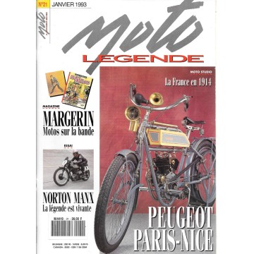 MOTO LEGENDE N° 21 janvier 1993