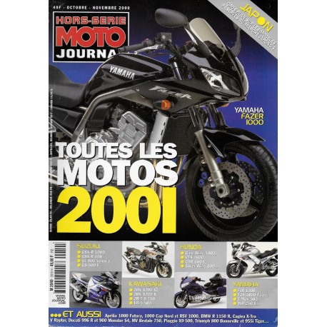 MOTO JOURNAL toutes les motos 2001