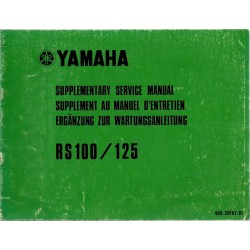 YAMAHA RS 125 (Type 480)  Modèle 1975
