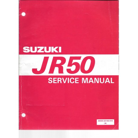 SUZUKI JR 50 (manuel atelier 09 / 1996) en anglais