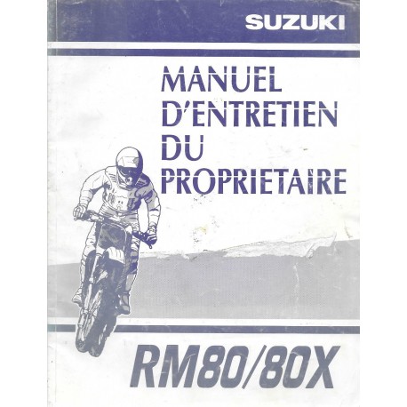 SUZUKI RM 80 / 80 X  modèle 2000  (09 / 1999)