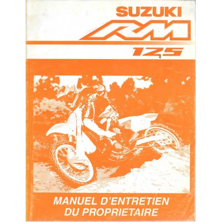 Manuel atelier SUZUKI RM 125 2001  (07 / 2000) 