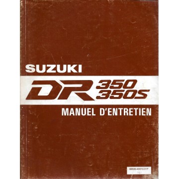 Manuel atelier SUZUKI DR 350 : DR 350 S  (03 / 1990) 