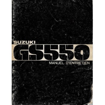 Manuel atelier SUZUKI GS 550 B (1976 / 1977)