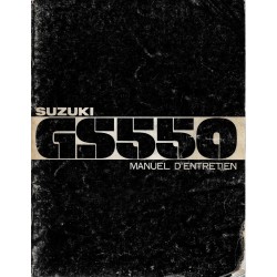 Manuel atelier SUZUKI GS 550 B (1976 / 1977)