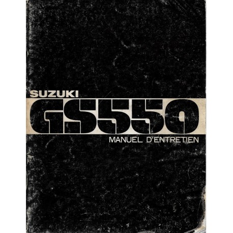 Manuel atelier SUZUKI GS 550 B (1976 / 1977)