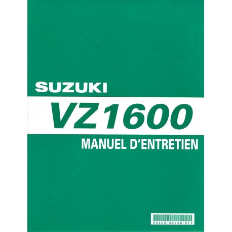 Manuel atelier SUZUKI VZ 1600 K4 et K5 modèle 2004 / 2005  (01 / 2005)  
