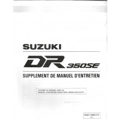 Manuel atelier SUZUKI DR 350 SET (additif 10 / 1995) 