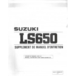 Manuel atelier SUZUKI LS 650 T 1996 (additif 09 / 1995)  