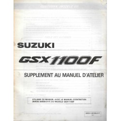 Manuel atelier SUZUKI GSX 1100 F (01 / 1989) 