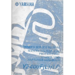 YAMAHA YZ 400 F (L)  / LC de 1999 type 5GB