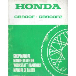 HONDA CB 900 F / CB 900 F2 (Additif décembre 1981)