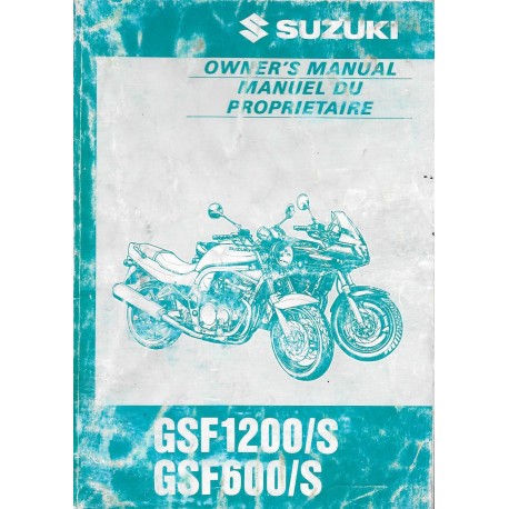 SUZUKI GSF 600 et 1200 / S modèle1997  (07  / 1996)